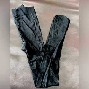 Whbm mesh pin dot tights